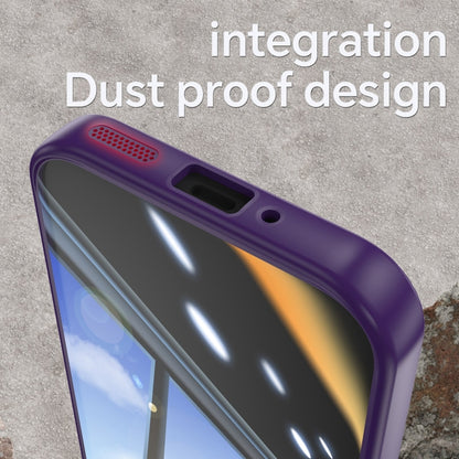 For Google Pixel 9 Pro XL Acrylic Hybrid TPU Armor Shockproof Phone Case(Purple) - Google Cases by buy2fix | Online Shopping UK | buy2fix