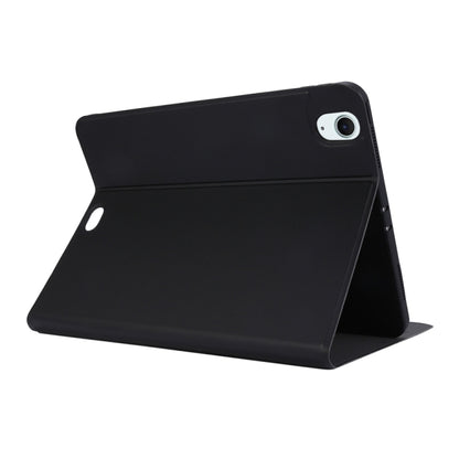 For iPad Air 13 2024 Stretch Voltage Plain Leather Smart Tablet Case(Black) - iPad Air 13 2024 Cases by buy2fix | Online Shopping UK | buy2fix