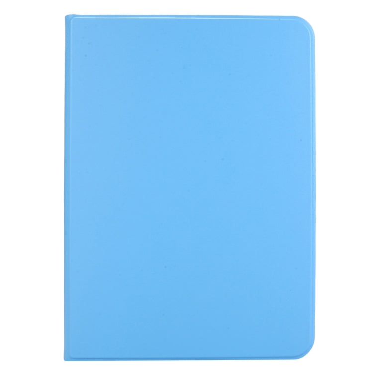 For iPad Air 11 2024 Stretch Voltage Plain Leather Smart Tablet Case(Light Blue) - iPad Air 11 2024 Cases by buy2fix | Online Shopping UK | buy2fix