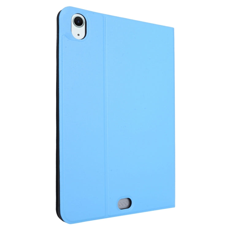 For iPad Air 11 2024 Stretch Voltage Plain Leather Smart Tablet Case(Light Blue) - iPad Air 11 2024 Cases by buy2fix | Online Shopping UK | buy2fix