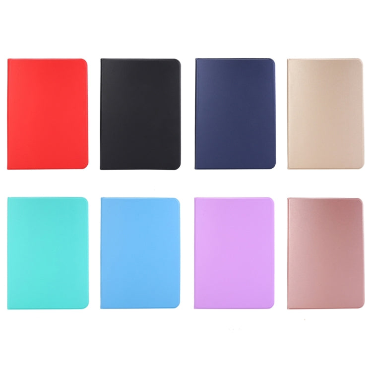 For iPad Air 13 2024 Stretch Voltage Plain Leather Smart Tablet Case(Rose Gold) - iPad Air 13 2024 Cases by buy2fix | Online Shopping UK | buy2fix