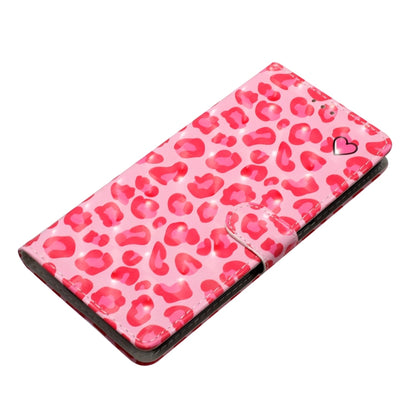 For iPhone 16 Plus 3D Pattern Leather Phone Case(Pink Leopard Print) - iPhone 16 Plus Cases by buy2fix | Online Shopping UK | buy2fix