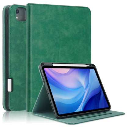 For iPad Air 11 2024 / Pro 11 2022 Front Stand Smart TPU Leather Tablet Case(Green) - iPad Air 11 2024 Cases by buy2fix | Online Shopping UK | buy2fix