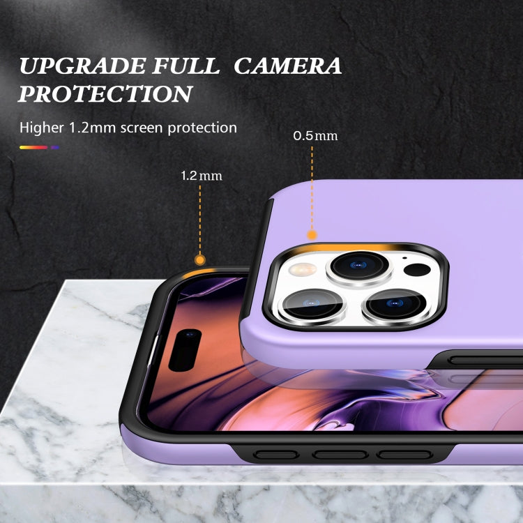 For iPhone 16 Magnetic Ring Holder Phone Case(Purple) - iPhone 16 Cases by buy2fix | Online Shopping UK | buy2fix