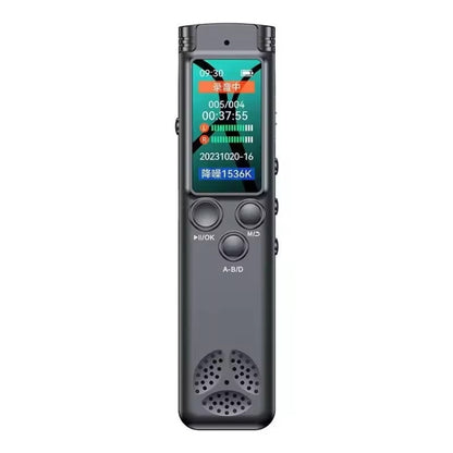 H22 Smart Color Screen Noise Reduction Voice Recorder, Capacity:64GB(Black) - Recording Pen by buy2fix | Online Shopping UK | buy2fix