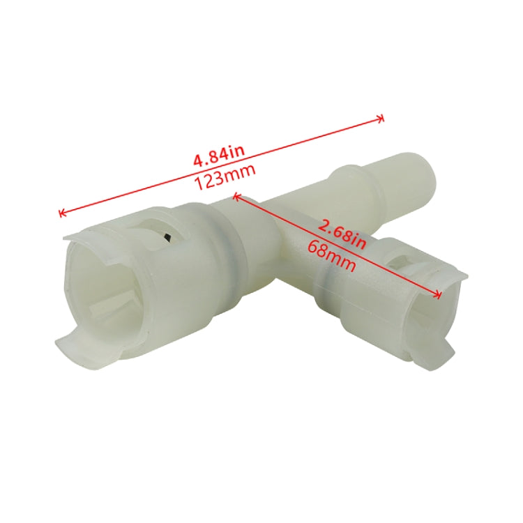 2pcs / Set For Cadillac Car Heater Hose Connector 15055343(White) - Terminal connectors by buy2fix | Online Shopping UK | buy2fix