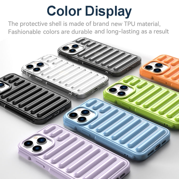 For iPhone 16 Capsule Series Candy Color TPU Phone Case(Blue) - iPhone 16 Cases by buy2fix | Online Shopping UK | buy2fix