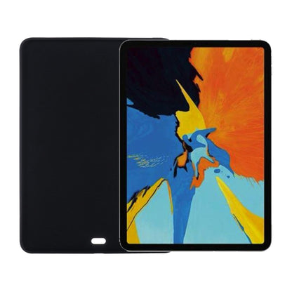 For iPad Air 13 2024 Pure Color Liquid Silicone Shockproof Tablet Case(Black) - iPad Air 13 2024 Cases by buy2fix | Online Shopping UK | buy2fix