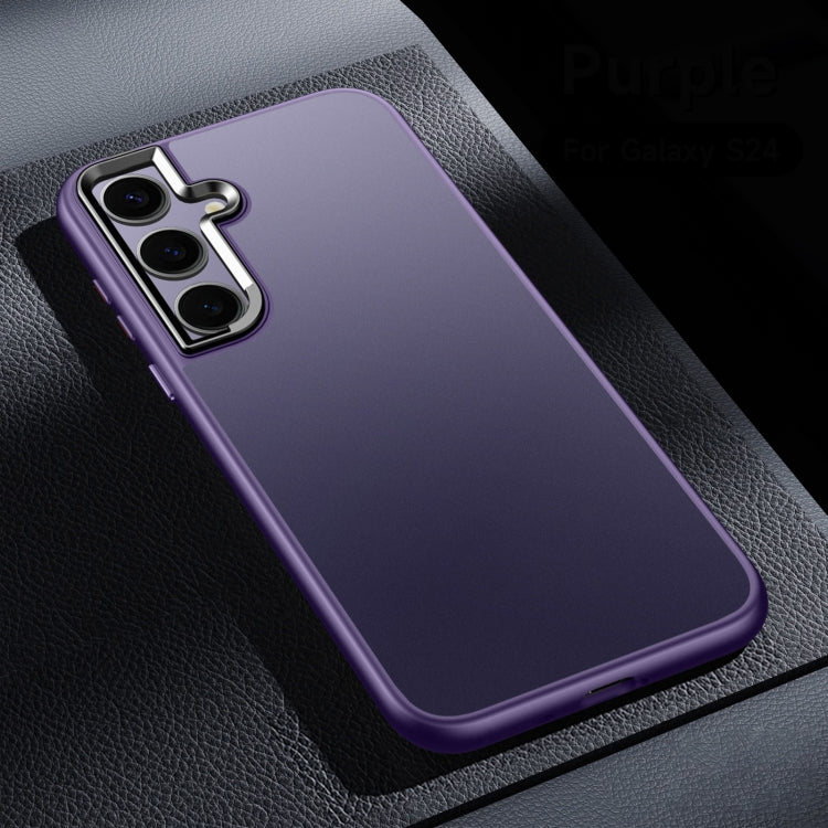 For Samsung Galaxy S24 5G SULADA Skin Feel Matte Shockproof Phone Case(Purple) - Galaxy S24 5G Cases by SULADA | Online Shopping UK | buy2fix