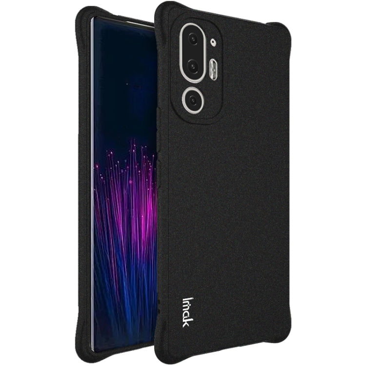 For HTC U24 Pro imak Shockproof Airbag TPU Phone Case(Matte Black) - HTC by imak | Online Shopping UK | buy2fix