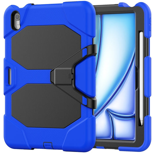 For iPad Air 11 2025 / 2024 Colorful Silicone Heavy Duty Hybrid PC Tablet Case(Dark Blue) - iPad Air 11 2025 / 2024 Cases by buy2fix | Online Shopping UK | buy2fix