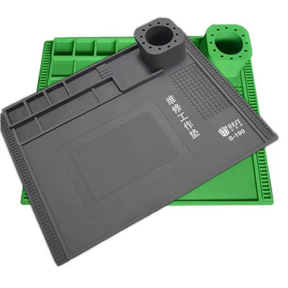 BEST S-190 High-temperature Resistant Silicone Pad Workbench Pad(Green) - Working Mat by BEST | Online Shopping UK | buy2fix