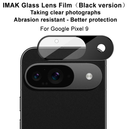 For Google Pixel 9 IMAK Rear Camera Lens Glass Film Black Version - Other by imak | Online Shopping UK | buy2fix