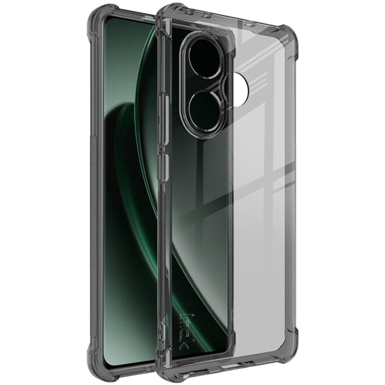 For Realme GT Neo6 5G imak Shockproof Airbag TPU Phone Case(Transparent Black) - Realme Cases by imak | Online Shopping UK | buy2fix