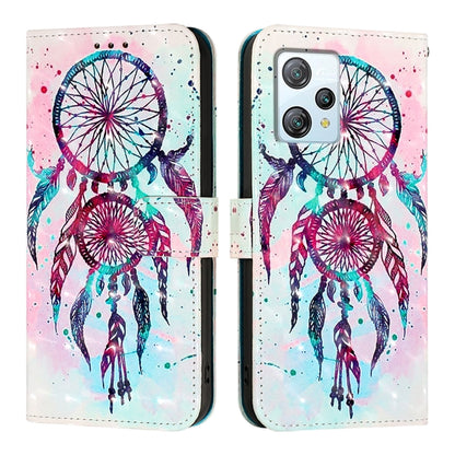 For Blackview A53 3D Painting Horizontal Flip Leather Phone Case(Color Drop Wind Chimes) - More Brand by buy2fix | Online Shopping UK | buy2fix