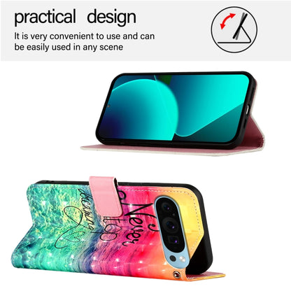 For Google Pixel 9 Pro XL 3D Painting Horizontal Flip Leather Phone Case(Chasing Dreams) - Google Cases by buy2fix | Online Shopping UK | buy2fix