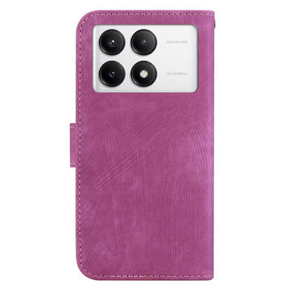 For Redmi K70 / K70 Pro Little Tiger Embossed Leather Phone Case(Rose Red) - K70 Cases by buy2fix | Online Shopping UK | buy2fix