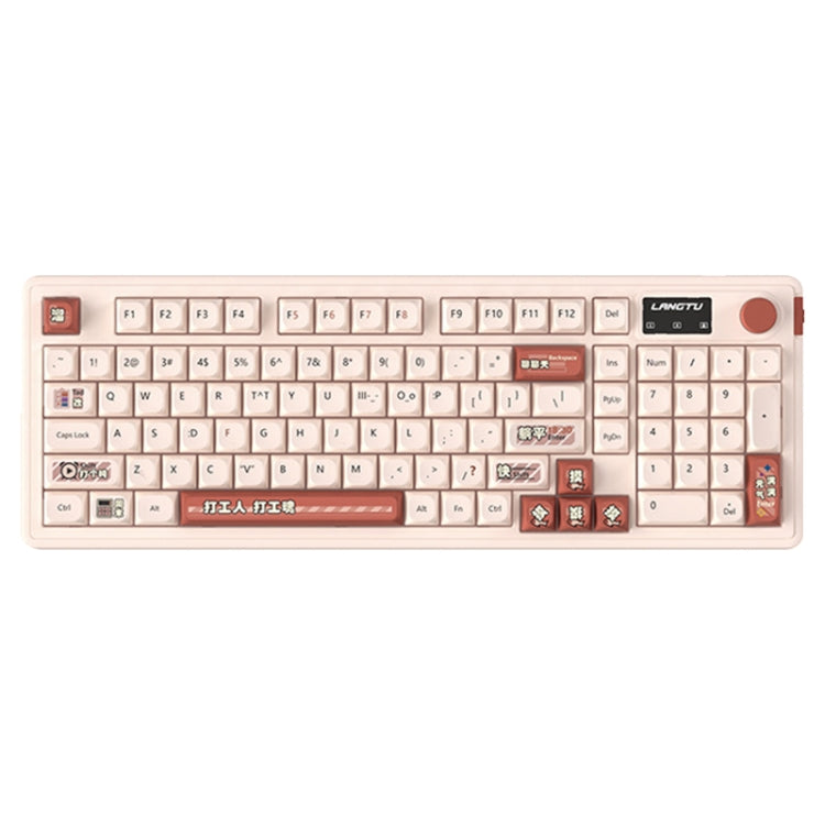 LANGTU L98 Wired RGB Gaming Keyboard(Pink) - Wired Keyboard by LANGTU | Online Shopping UK | buy2fix