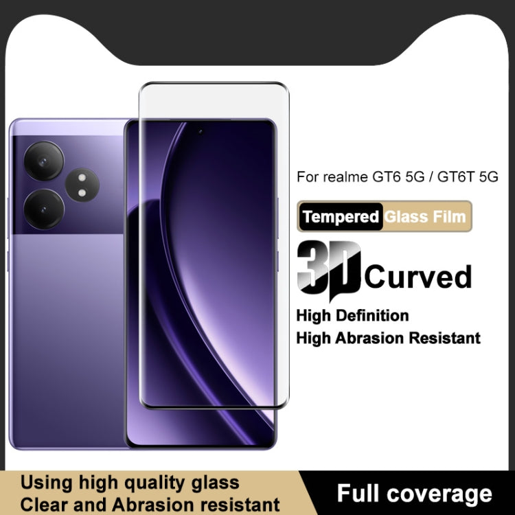 For Realme GT 6T 5G Global / GT Neo6 SE 5G imak 3D Curved Full Screen Tempered Glass Film - Realme Tempered Glass by imak | Online Shopping UK | buy2fix