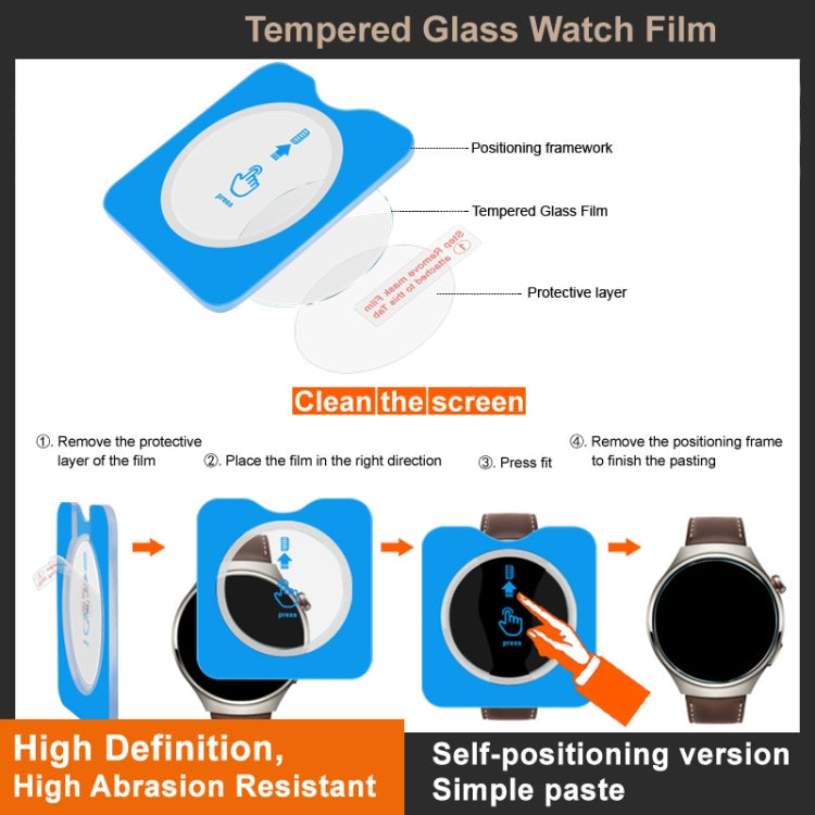 For Huawei Watch GT Cyber imak Tempered Glass Watch Film, Self-positioning Version - Screen Protector by imak | Online Shopping UK | buy2fix