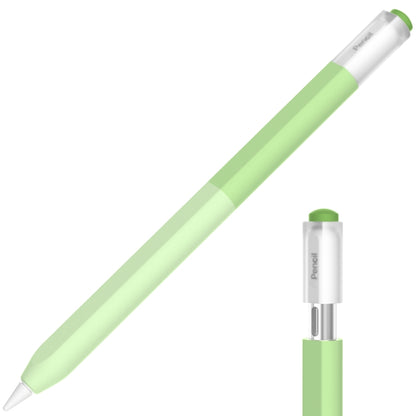 For Apple Pencil USB-C Gradient Silicone Stylus Protective Case(Matcha Green) - Pencil Accessories by buy2fix | Online Shopping UK | buy2fix