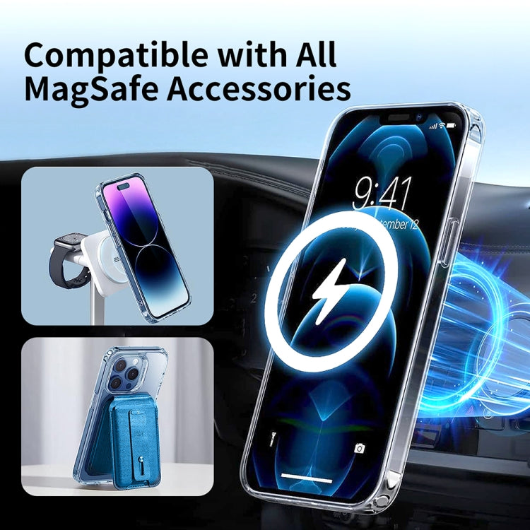 For iPhone 13 Pro ViLi MAG-C Series MagSafe Magnetic PC + TPU Phone Case(Transparent) - iPhone 13 Pro Cases by ViLi | Online Shopping UK | buy2fix