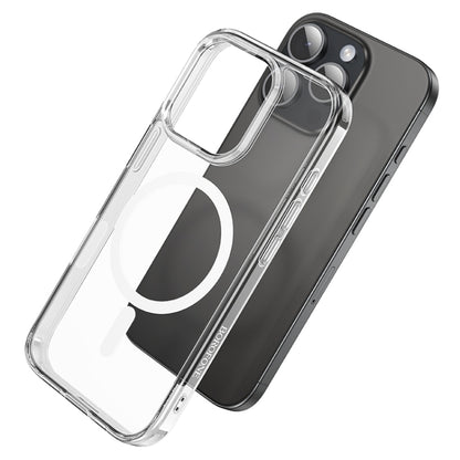 For iPhone 16 Pro Max BOROFONE BI5 Ice Shield Series MagSafe Magnetic Phone Case(Transparent) - iPhone 16 Pro Max Cases by Borofone | Online Shopping UK | buy2fix