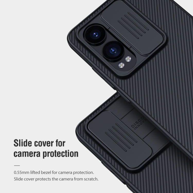 For OnePlus Nord CE4 Lite / OPPO K12x NILLKIN Black Mirror Series Camshield PC Phone Case(Black) - OnePlus Cases by NILLKIN | Online Shopping UK | buy2fix