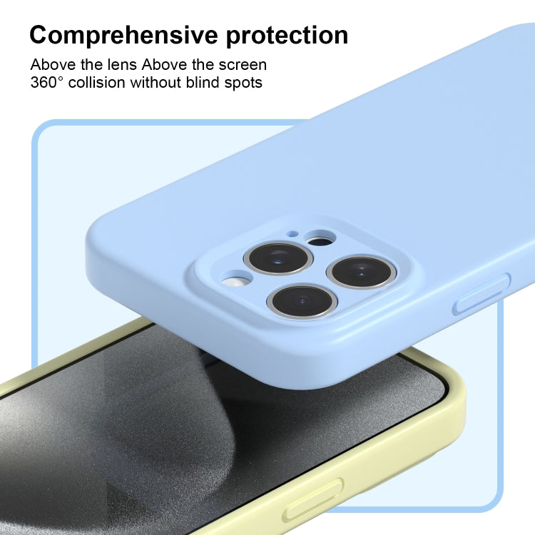 For iPhone 16 Plus Precise Hole Liquid Silicone Jelly Color Full Coverage Phone Case(Sunflower Color) - iPhone 16 Plus Cases by buy2fix | Online Shopping UK | buy2fix