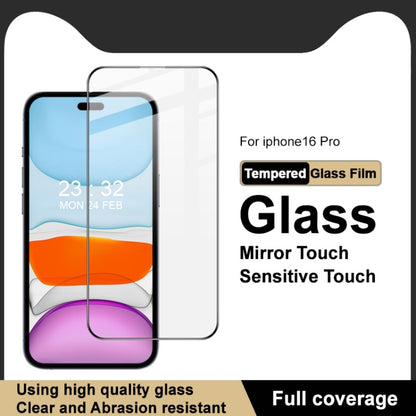 For iPhone 16 Pro imak 9H Surface Hardness Full Screen Tempered Glass Film Pro+ Series - iPhone 16 Pro Tempered Glass by imak | Online Shopping UK | buy2fix