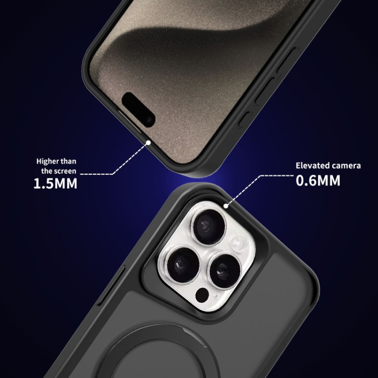 For iPhone 11 Pro Invisible Fulcrum Holder MagSafe Phone Case(Coffee) - iPhone 11 Pro Cases by buy2fix | Online Shopping UK | buy2fix