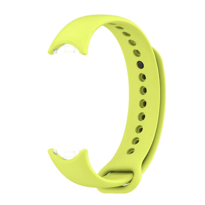 For Xiaomi Smart Band 9 / 8 MIJOBS Metal Buckle Solid Color Silicone Watch Band(Grass Green) - Watch Bands by MIJOBS | Online Shopping UK | buy2fix