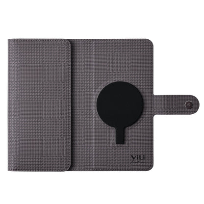 For Samsung Galaxy S24 Ultra 5G ViLi GHB-C Series RFID MagSafe Magnetic Flip Leather Phone Case(Grey) - Galaxy S24 Ultra 5G Cases by ViLi | Online Shopping UK | buy2fix