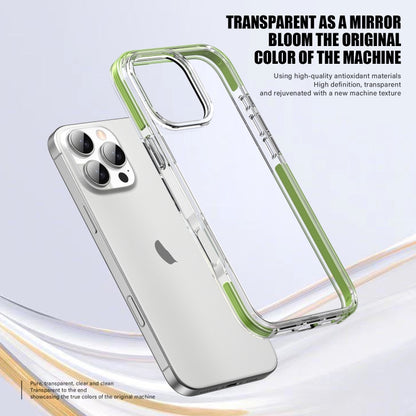 For iPhone 16 TPE Airbag TPU+ PC Full Coverage Phone Case(Transparent) - iPhone 16 Cases by buy2fix | Online Shopping UK | buy2fix