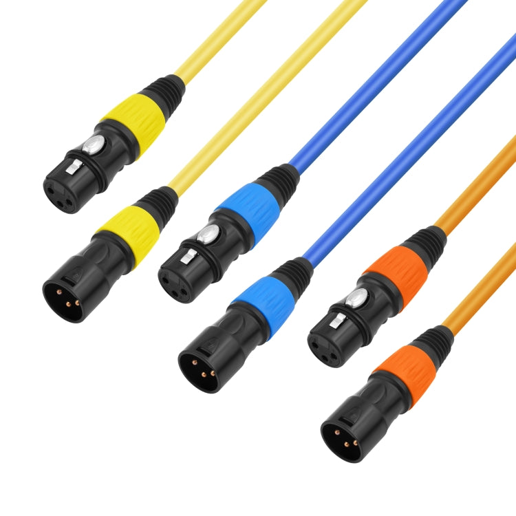 JC1015 XLR 3pin Male to Female Audio Cable, Length:1.8m(Orange) - Microphone Audio Cable & Connector by buy2fix | Online Shopping UK | buy2fix