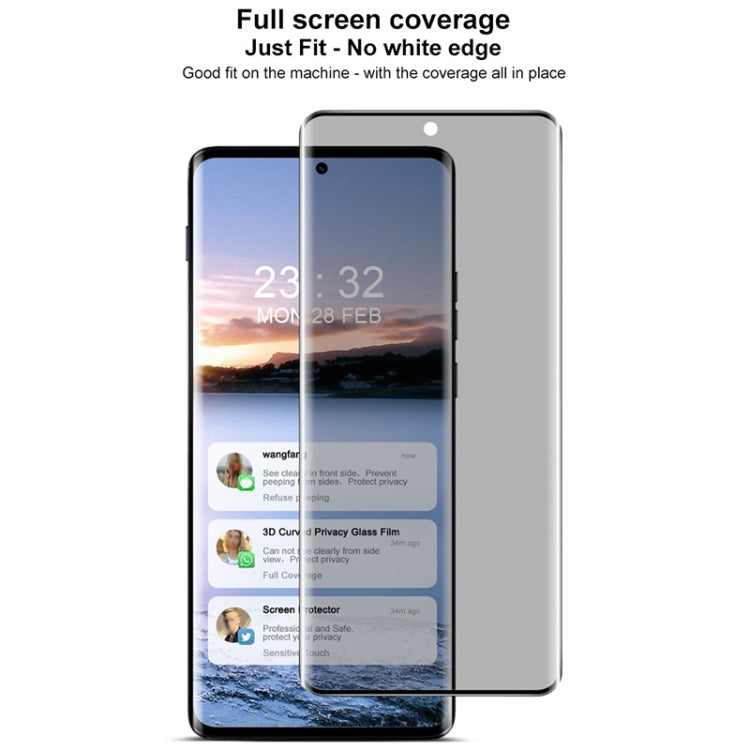 For Motorola Edge 2024 imak 3D Curved HD Full Screen Anti-spy Tempered Glass Protective Film - Motorola Tempered Glass by imak | Online Shopping UK | buy2fix