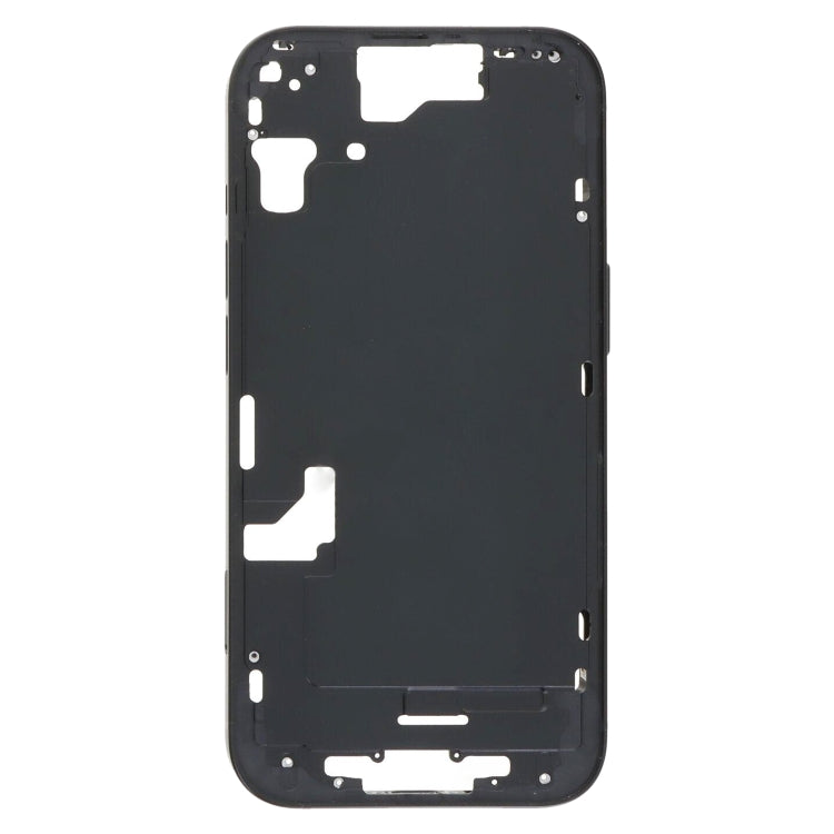 For iPhone 15 Middle Frame Bezel Plate with Side Keys + Card Tray, Version:US Version(Black) - LCD Related Parts by buy2fix | Online Shopping UK | buy2fix