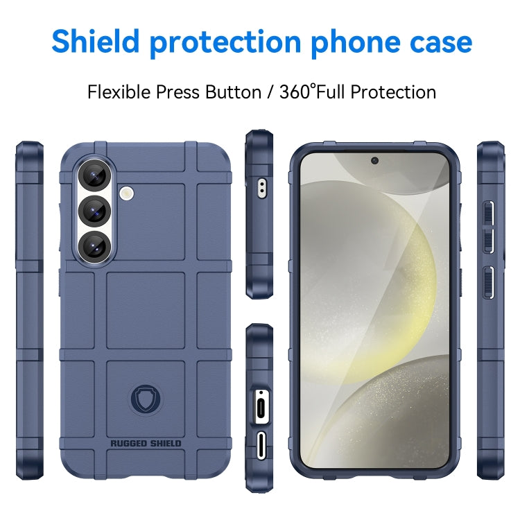 For Samsung Galaxy S25+ 5G Full Coverage Shockproof TPU Phone Case(Blue) - Galaxy S25+ 5G Cases by buy2fix | Online Shopping UK | buy2fix