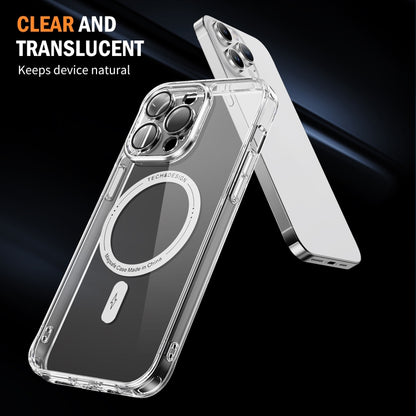 For iPhone 13 Pro Airbag Magsafe PC Hybrid TPU Phone Case(Transparent) - iPhone 13 Pro Cases by buy2fix | Online Shopping UK | buy2fix