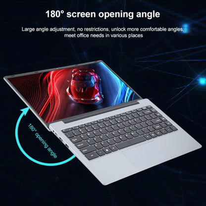 14 inch Windows 11 Laptop, 16GB+128GB, Gen 5th Intel Core i7 CPU, 180 Degree Rotation Axis(Silver) - Others by buy2fix | Online Shopping UK | buy2fix