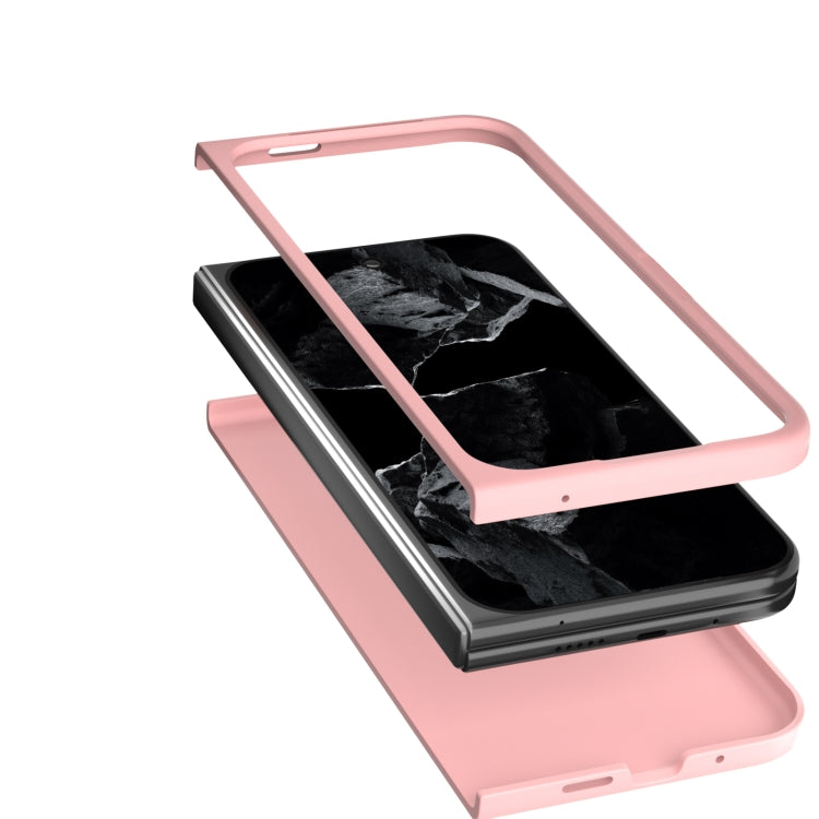 For Google Pixel 9 Pro Fold Skin Feel PC Phone Case(Pink) - Google Cases by buy2fix | Online Shopping UK | buy2fix