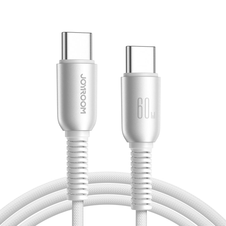 JOYROOM S-A51 Cutting-Edge Series 3A Fast Charging Data Cable, Type-C to Type-C Cable, Length: 1.2m(Light Gray) - USB-C & Type-C Cable by JOYROOM | Online Shopping UK | buy2fix