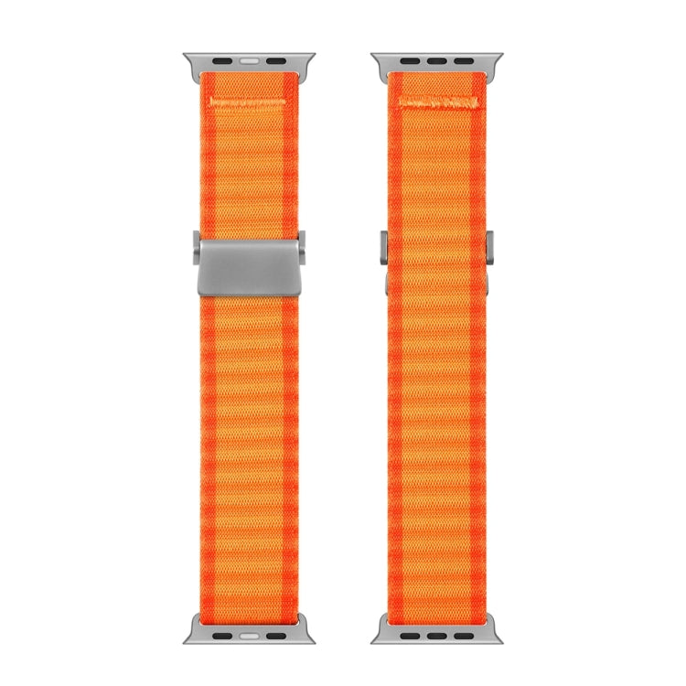 For Apple Watch SE 2022 40mm DUX DUCIS YC Series Ocean Nylon Watch Band(Orange) - Watch Bands by DUX DUCIS | Online Shopping UK | buy2fix