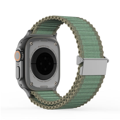 For Apple Watch SE 2022 40mm DUX DUCIS YC Series Ocean Nylon Watch Band(Green) - Watch Bands by DUX DUCIS | Online Shopping UK | buy2fix