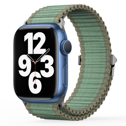 For Apple Watch Series 7 45mm DUX DUCIS YC Series Ocean Nylon Watch Band(Green) - Watch Bands by DUX DUCIS | Online Shopping UK | buy2fix