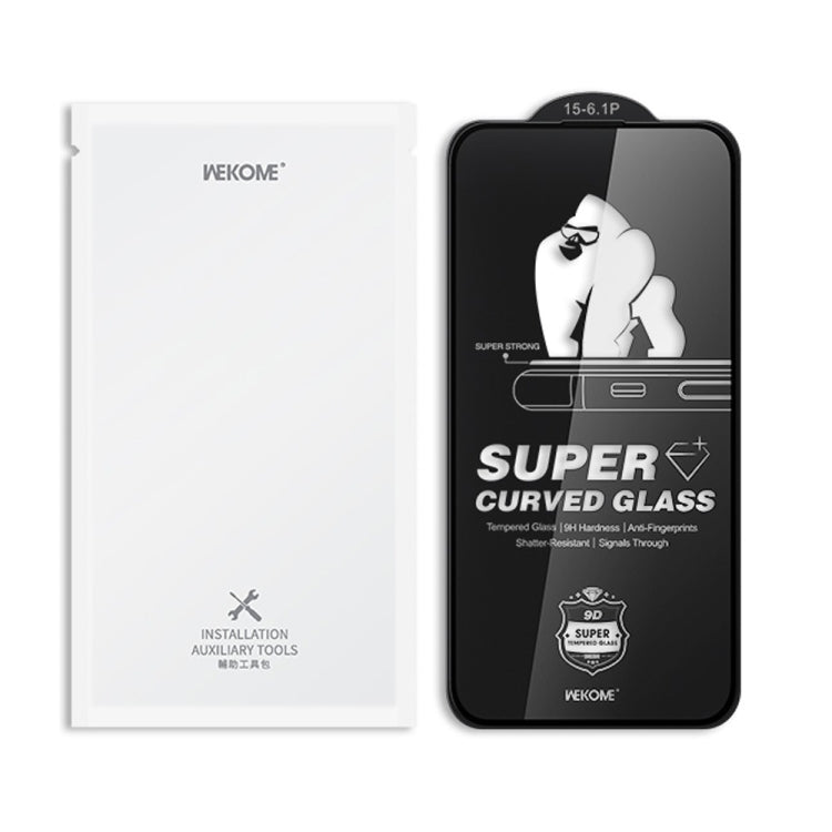 For iPhone 16 Plus / 15 Plus WK WTP-093 King Kong 6D Curved 360 Degree Privacy Tempered Glass Film - iPhone 16 Plus Cases by WK | Online Shopping UK | buy2fix