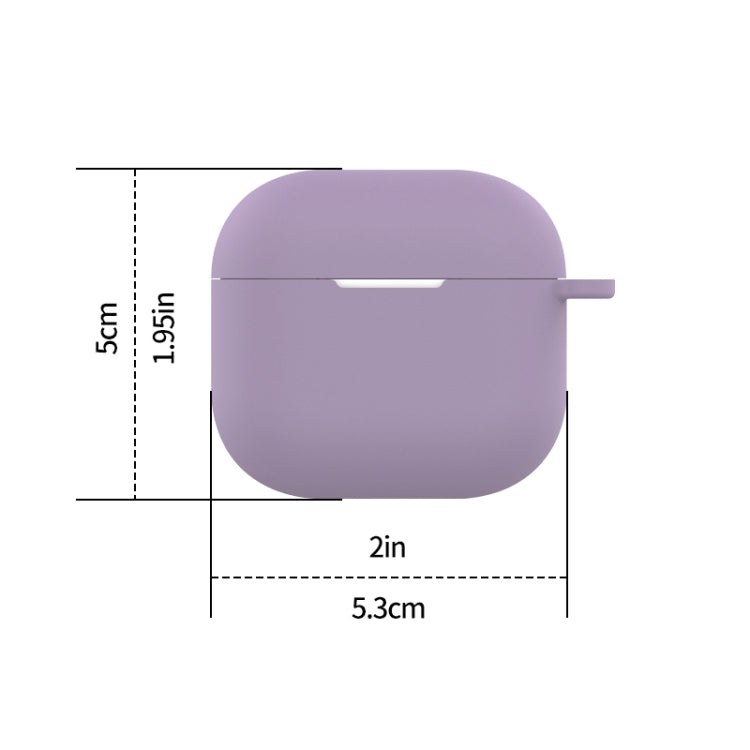 For AirPods 4 Silicone Earphone Protective Case with Hook(Transparent) - For AirPods 4 by buy2fix | Online Shopping UK | buy2fix