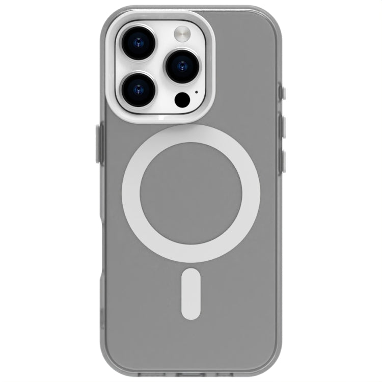 For iPhone 16 Pro Candy Magsafe PC Hybrid TPU Phone Case(White) - iPhone 16 Pro Cases by buy2fix | Online Shopping UK | buy2fix