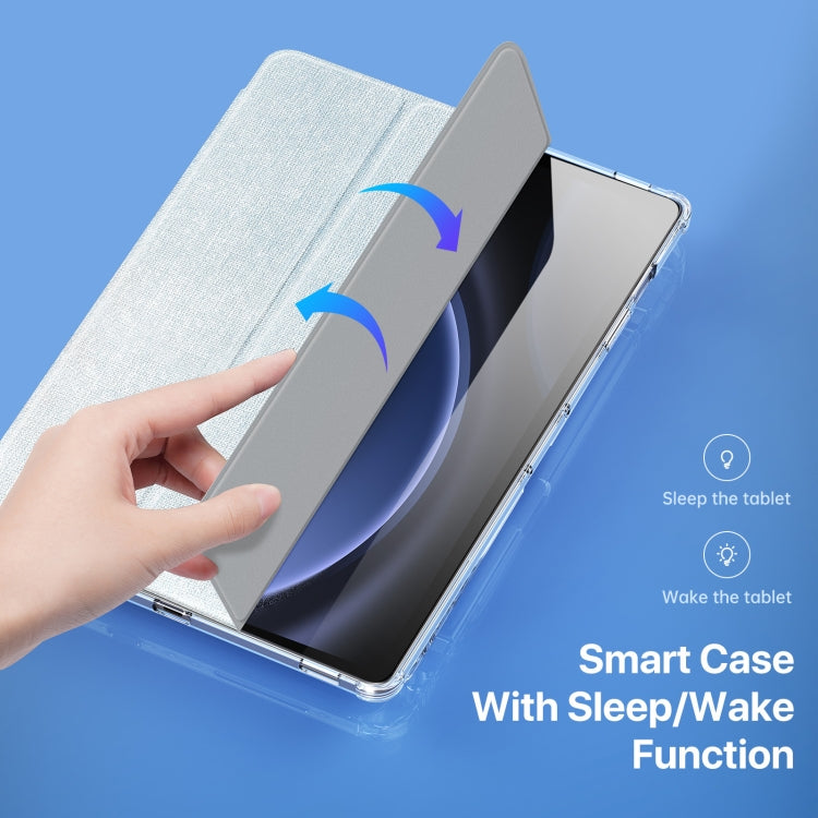 For Samsung Galaxy Tab S10+ DUX DUCIS Unid Series PU+TPU Smart Tablet Case(Blue) - Other Galaxy Tab PC by DUX DUCIS | Online Shopping UK | buy2fix