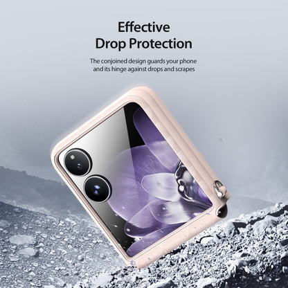 For Xiaomi Mix Flip DUX DUCIS Fitt Series TPU + PU Texture Full Cover Phone Case(Pink) - Xiaomi Cases by DUX DUCIS | Online Shopping UK | buy2fix